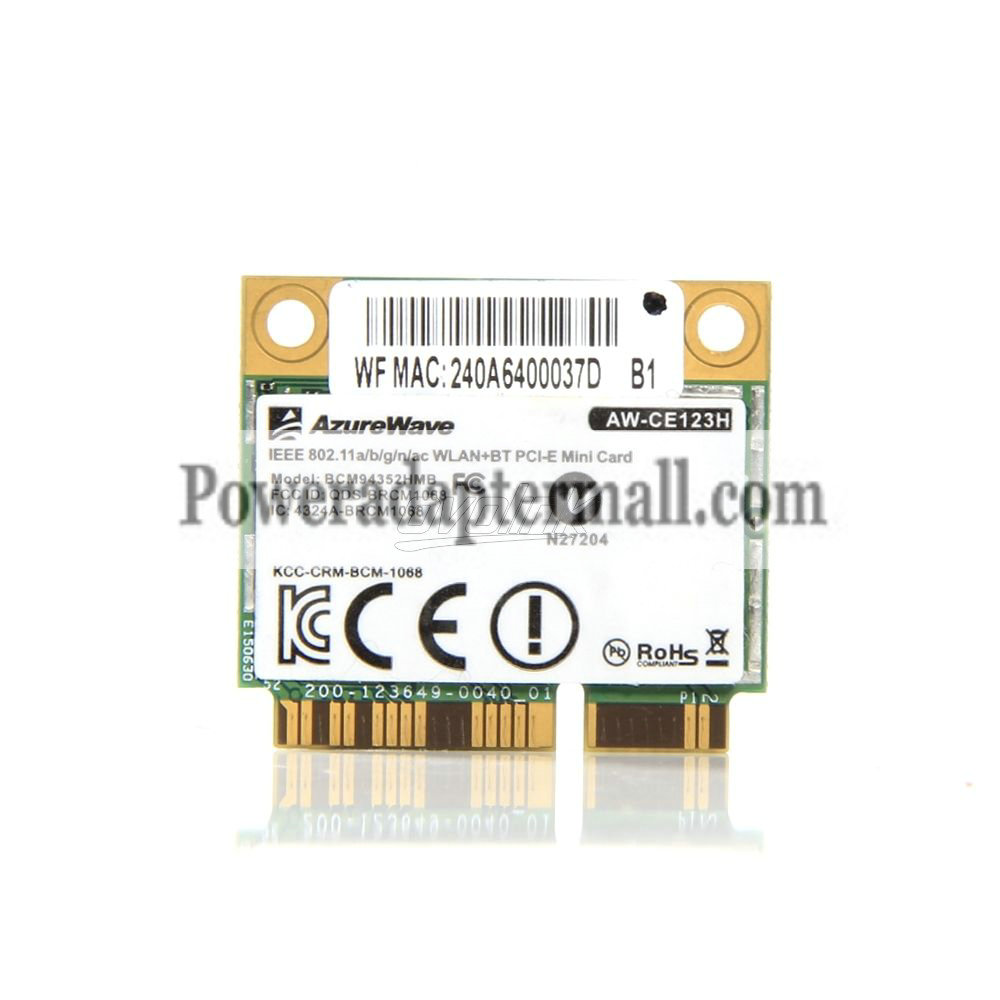 AzureWave BCM94352HMB WLAN Bluetooth 4.0 Half Mini PCIE Card
